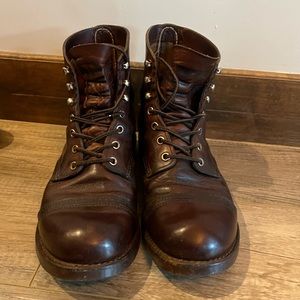 Red Wing Iron Ranger MEN'S 6-INCH BOOT IN AMBER HARNESS LEATHER